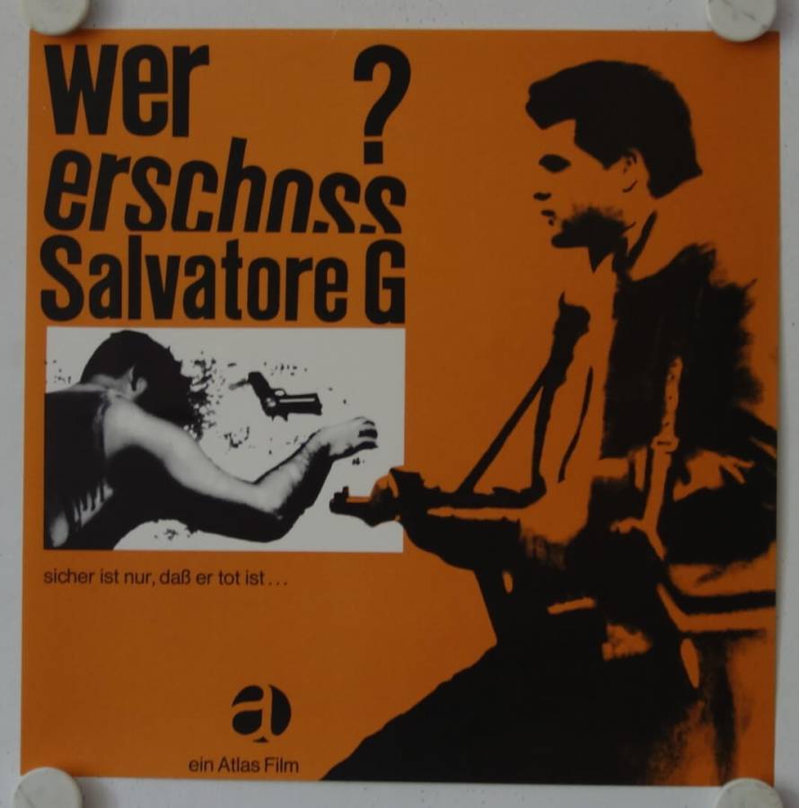 Wer erschoß Salvatore G.? originales deutsches Filmplakat